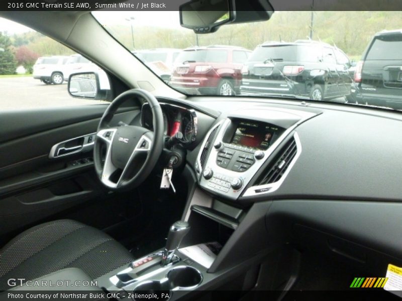 Summit White / Jet Black 2016 GMC Terrain SLE AWD