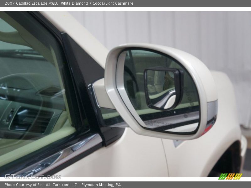 White Diamond / Cocoa/Light Cashmere 2007 Cadillac Escalade AWD