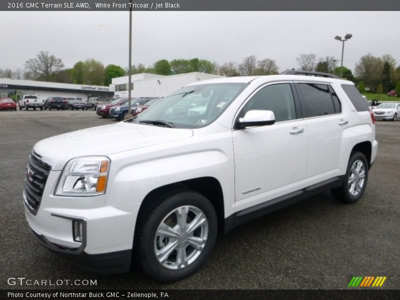 White Frost Tricoat / Jet Black 2016 GMC Terrain SLE AWD