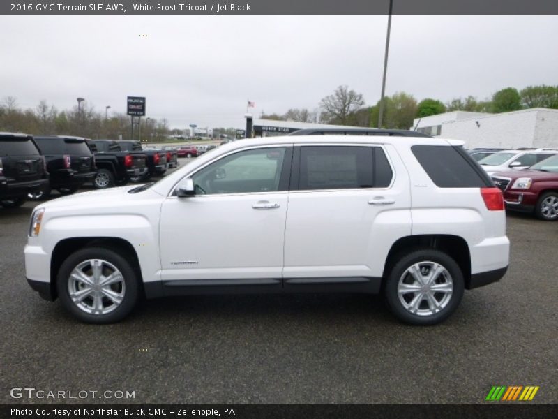 White Frost Tricoat / Jet Black 2016 GMC Terrain SLE AWD