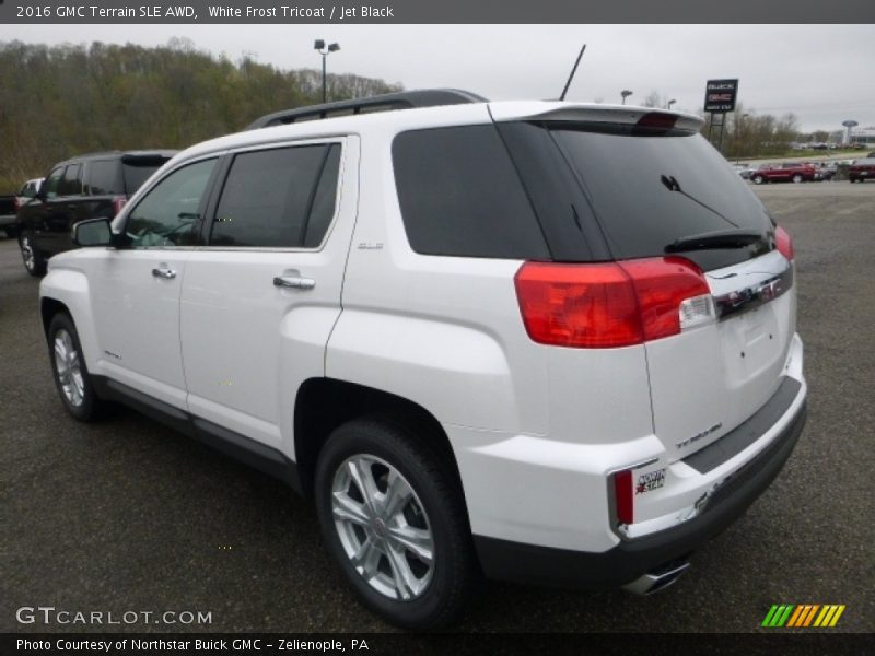White Frost Tricoat / Jet Black 2016 GMC Terrain SLE AWD
