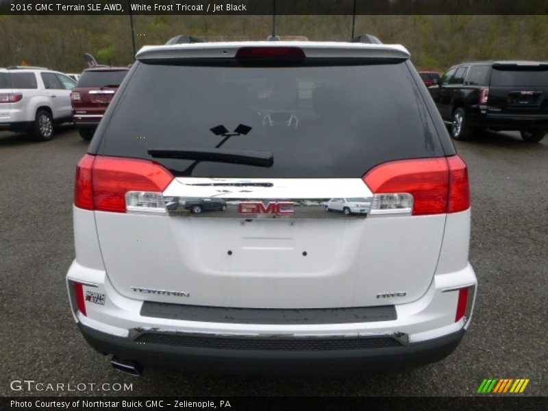 White Frost Tricoat / Jet Black 2016 GMC Terrain SLE AWD