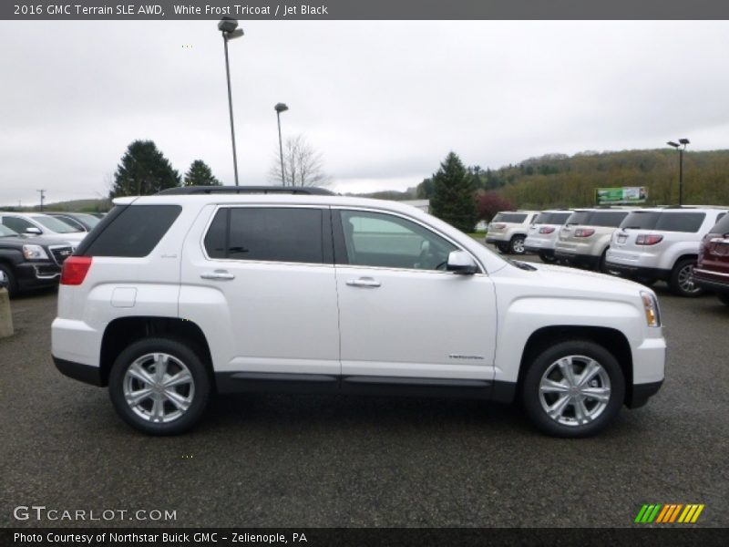 White Frost Tricoat / Jet Black 2016 GMC Terrain SLE AWD