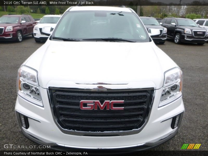 White Frost Tricoat / Jet Black 2016 GMC Terrain SLE AWD