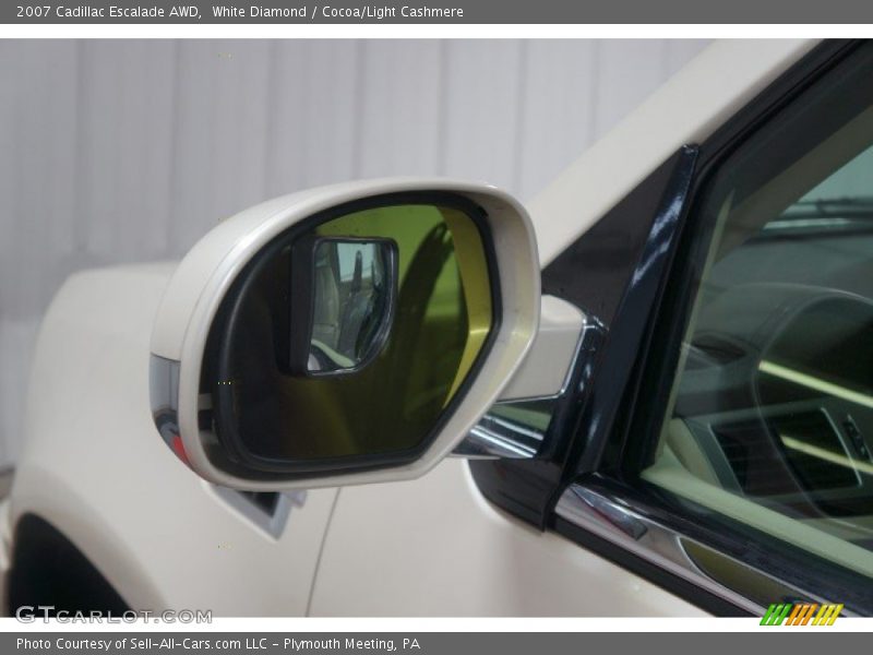 White Diamond / Cocoa/Light Cashmere 2007 Cadillac Escalade AWD