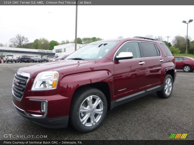 Crimson Red Tintcoat / Jet Black 2016 GMC Terrain SLE AWD