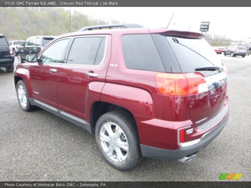 Crimson Red Tintcoat / Jet Black 2016 GMC Terrain SLE AWD