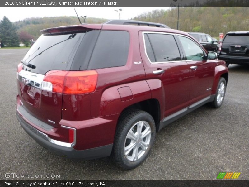 Crimson Red Tintcoat / Jet Black 2016 GMC Terrain SLE AWD