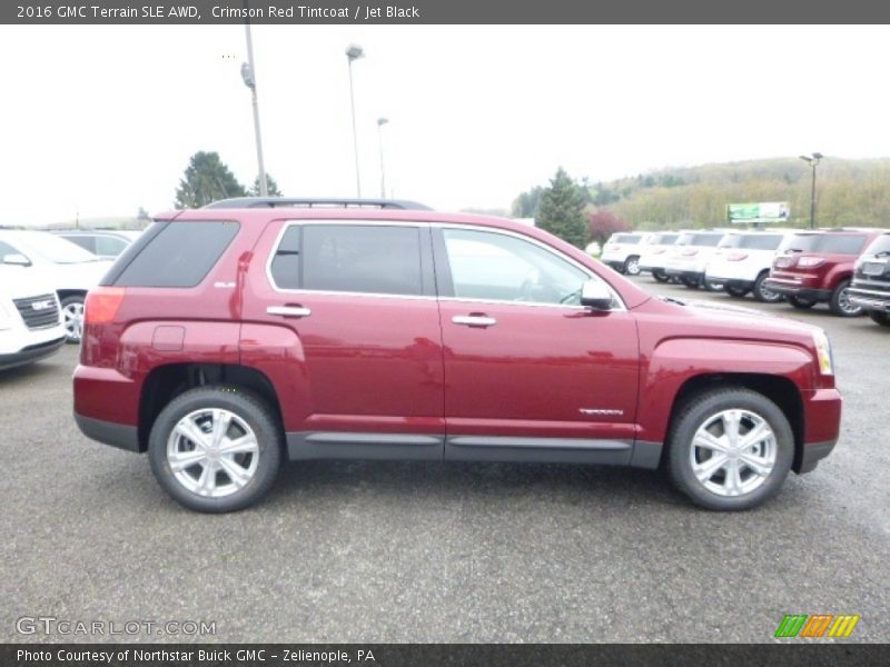 Crimson Red Tintcoat / Jet Black 2016 GMC Terrain SLE AWD