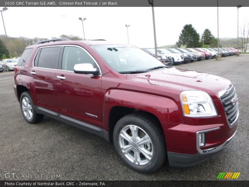 Crimson Red Tintcoat / Jet Black 2016 GMC Terrain SLE AWD