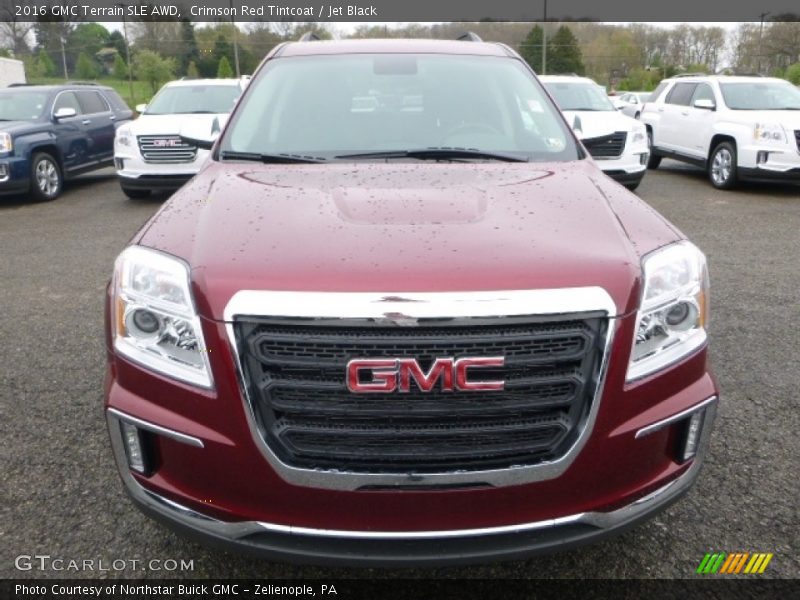 Crimson Red Tintcoat / Jet Black 2016 GMC Terrain SLE AWD