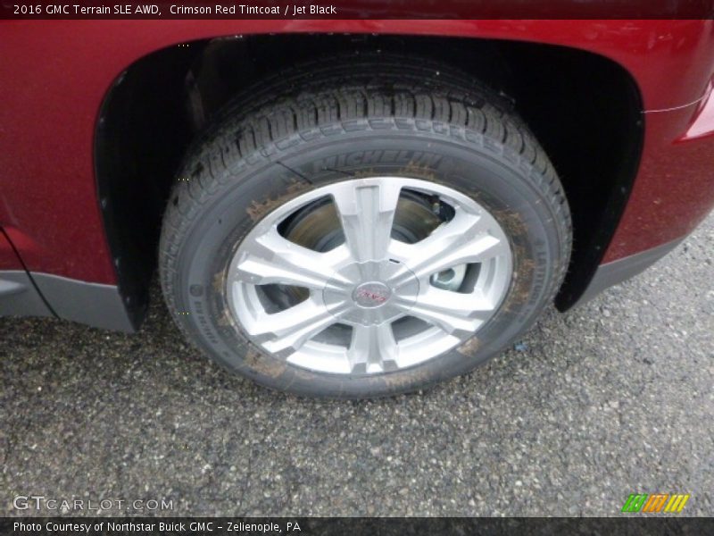 Crimson Red Tintcoat / Jet Black 2016 GMC Terrain SLE AWD
