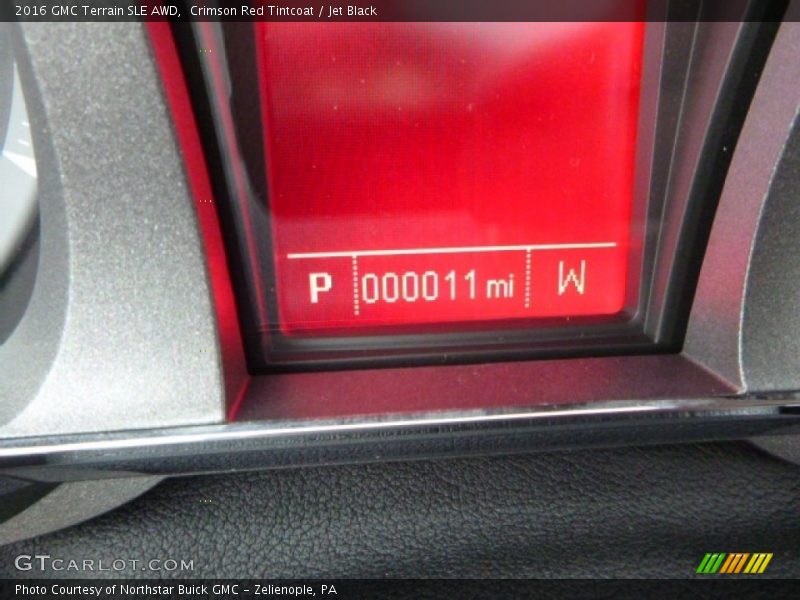 Crimson Red Tintcoat / Jet Black 2016 GMC Terrain SLE AWD