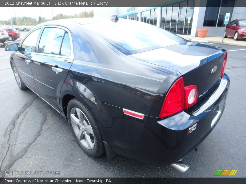 Black Granite Metallic / Ebony 2012 Chevrolet Malibu LT