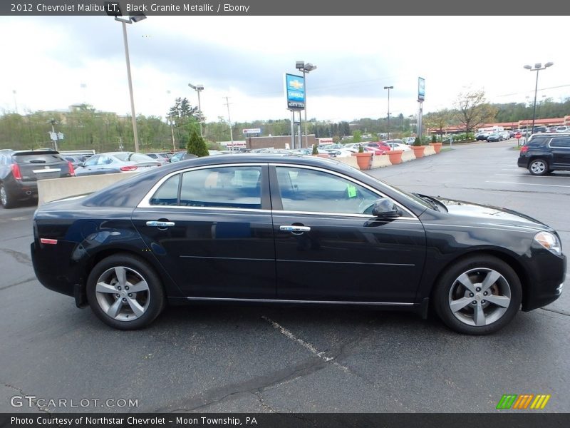 Black Granite Metallic / Ebony 2012 Chevrolet Malibu LT