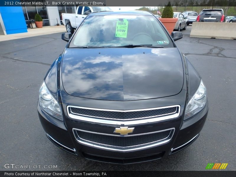 Black Granite Metallic / Ebony 2012 Chevrolet Malibu LT