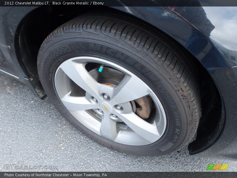 Black Granite Metallic / Ebony 2012 Chevrolet Malibu LT