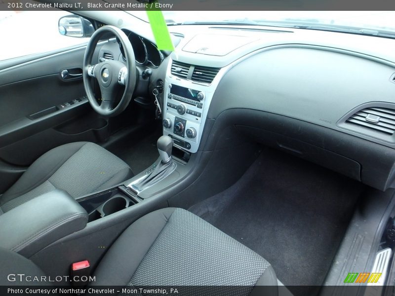 Black Granite Metallic / Ebony 2012 Chevrolet Malibu LT