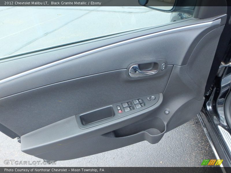 Black Granite Metallic / Ebony 2012 Chevrolet Malibu LT