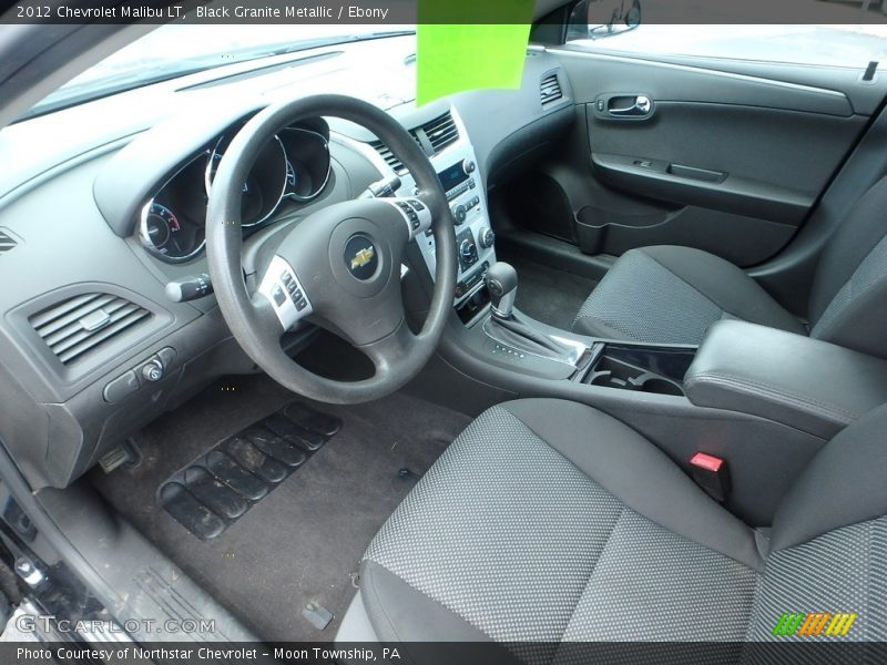 Black Granite Metallic / Ebony 2012 Chevrolet Malibu LT