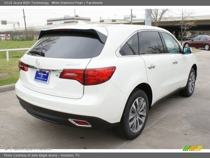 White Diamond Pearl / Parchment 2016 Acura MDX Technology