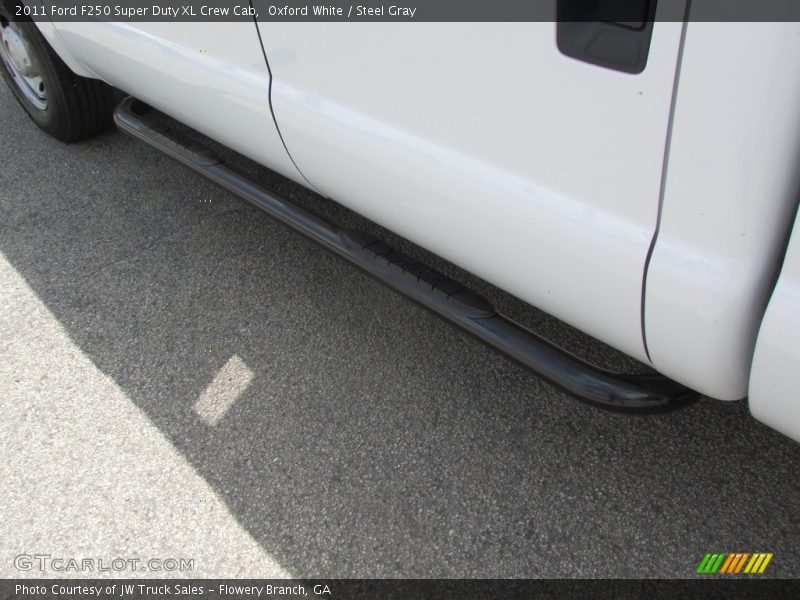 Oxford White / Steel Gray 2011 Ford F250 Super Duty XL Crew Cab