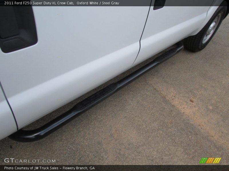 Oxford White / Steel Gray 2011 Ford F250 Super Duty XL Crew Cab