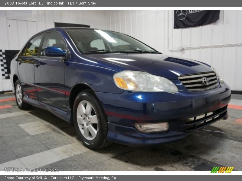 Indigo Ink Pearl / Light Gray 2003 Toyota Corolla S