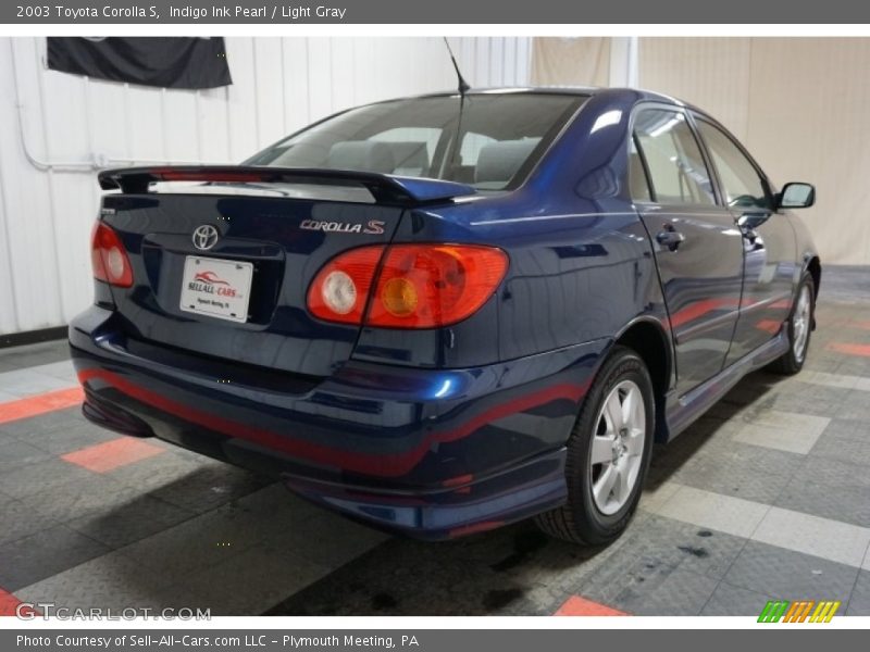 Indigo Ink Pearl / Light Gray 2003 Toyota Corolla S