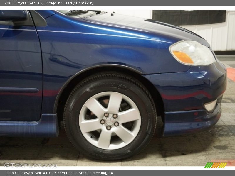 Indigo Ink Pearl / Light Gray 2003 Toyota Corolla S