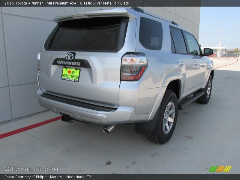 Classic Silver Metallic / Black 2016 Toyota 4Runner Trail Premium 4x4