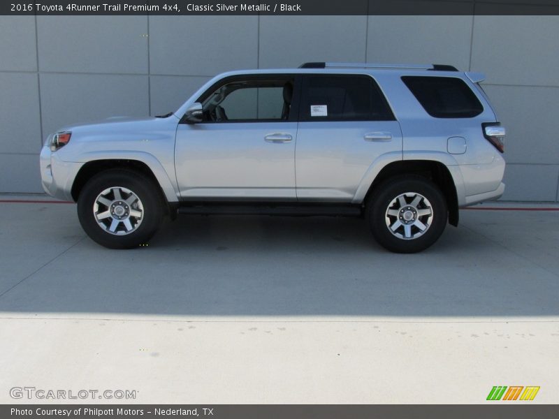 Classic Silver Metallic / Black 2016 Toyota 4Runner Trail Premium 4x4