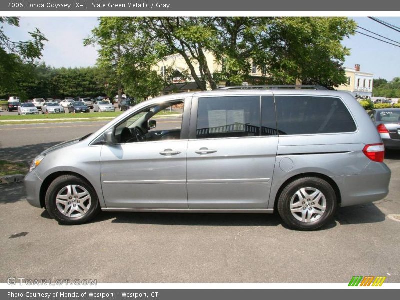 Slate Green Metallic / Gray 2006 Honda Odyssey EX-L