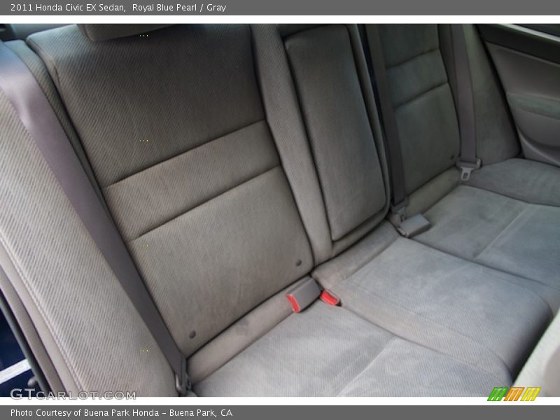 Royal Blue Pearl / Gray 2011 Honda Civic EX Sedan