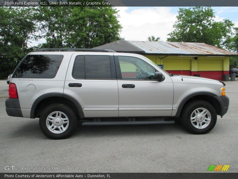 Silver Birch Metallic / Graphite Grey 2003 Ford Explorer XLS
