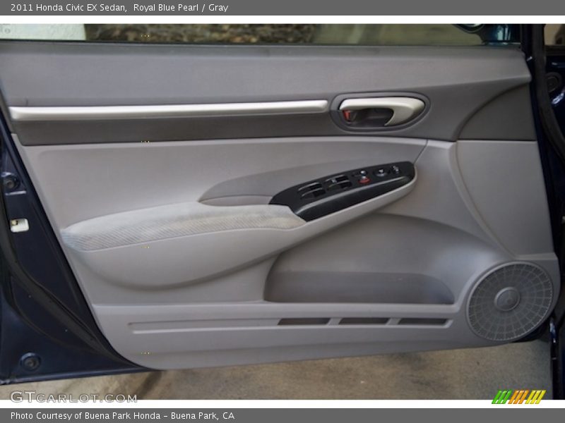 Royal Blue Pearl / Gray 2011 Honda Civic EX Sedan