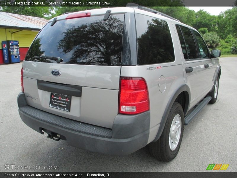Silver Birch Metallic / Graphite Grey 2003 Ford Explorer XLS