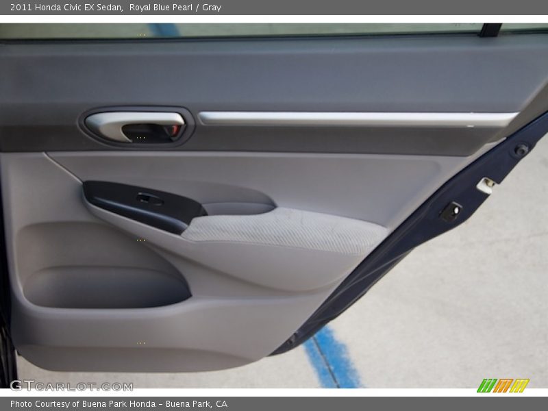 Royal Blue Pearl / Gray 2011 Honda Civic EX Sedan