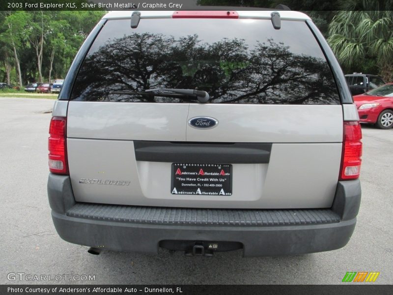 Silver Birch Metallic / Graphite Grey 2003 Ford Explorer XLS