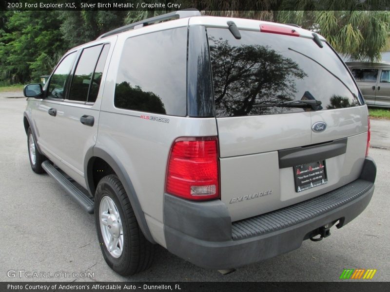 Silver Birch Metallic / Graphite Grey 2003 Ford Explorer XLS