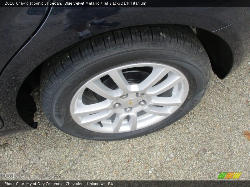 Blue Velvet Metallic / Jet Black/Dark Titanium 2016 Chevrolet Sonic LT Sedan