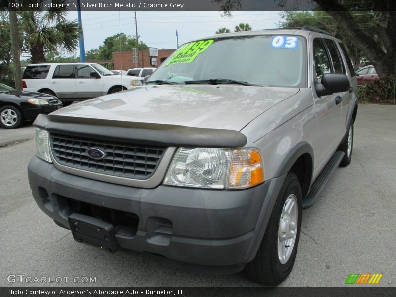 Silver Birch Metallic / Graphite Grey 2003 Ford Explorer XLS