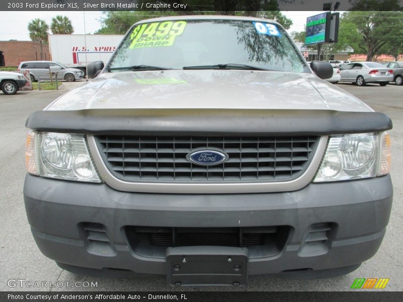 Silver Birch Metallic / Graphite Grey 2003 Ford Explorer XLS