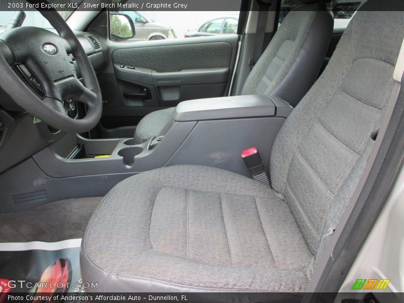 Silver Birch Metallic / Graphite Grey 2003 Ford Explorer XLS