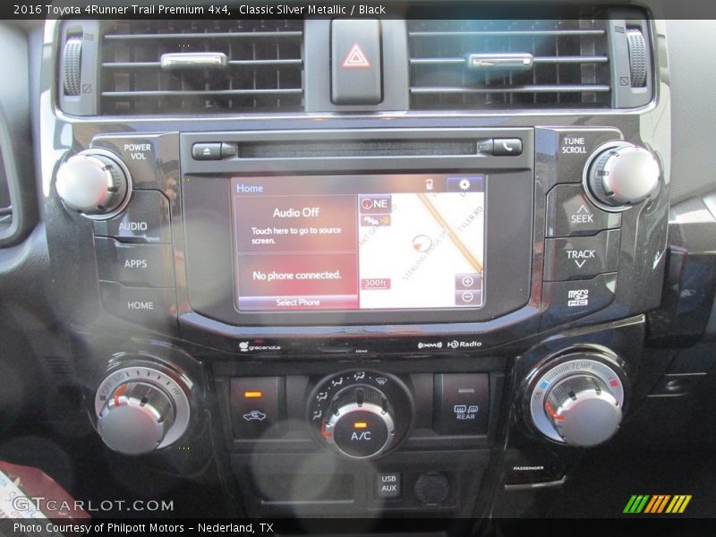 Classic Silver Metallic / Black 2016 Toyota 4Runner Trail Premium 4x4