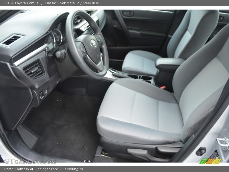 Classic Silver Metallic / Steel Blue 2014 Toyota Corolla L