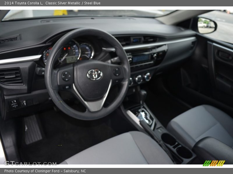 Classic Silver Metallic / Steel Blue 2014 Toyota Corolla L