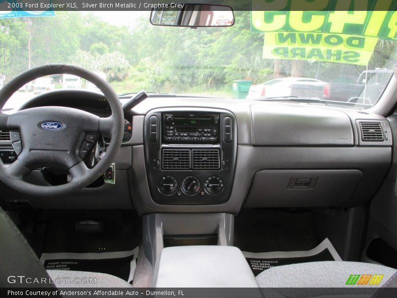 Silver Birch Metallic / Graphite Grey 2003 Ford Explorer XLS