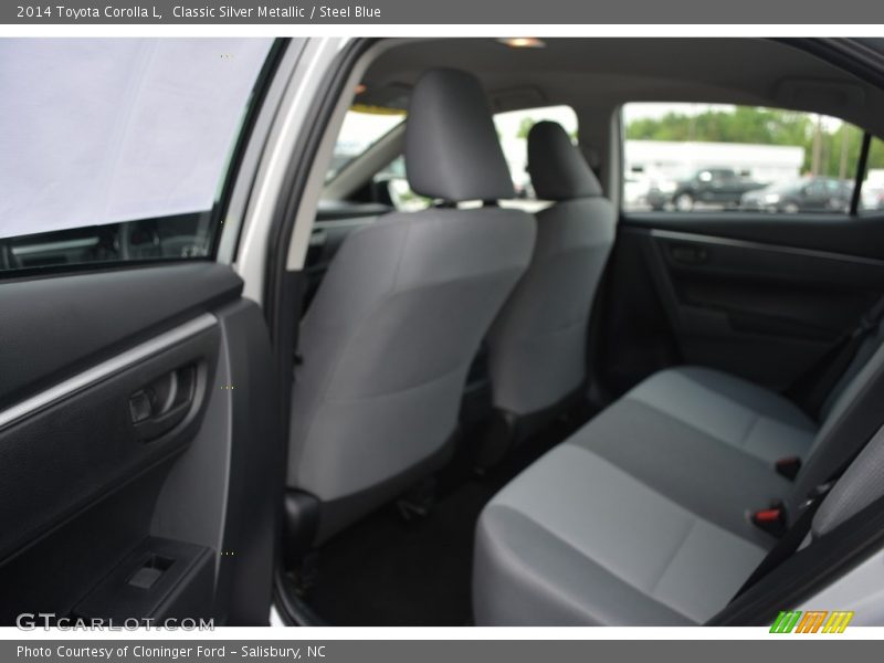 Classic Silver Metallic / Steel Blue 2014 Toyota Corolla L