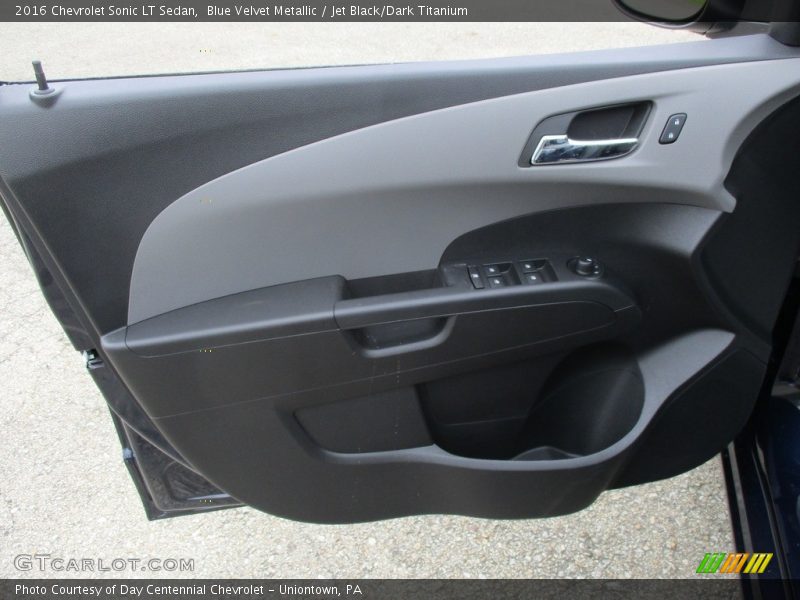Blue Velvet Metallic / Jet Black/Dark Titanium 2016 Chevrolet Sonic LT Sedan